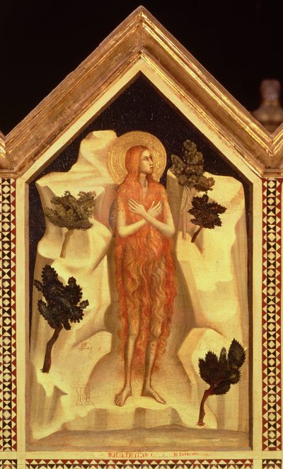 St. Mary Magdalene, from the St. Reparata Polyptych (detail) by Giotto di Bondone