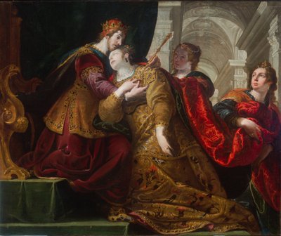 Esther and Ahasuerus by Giovanni Andrea Ansaldo