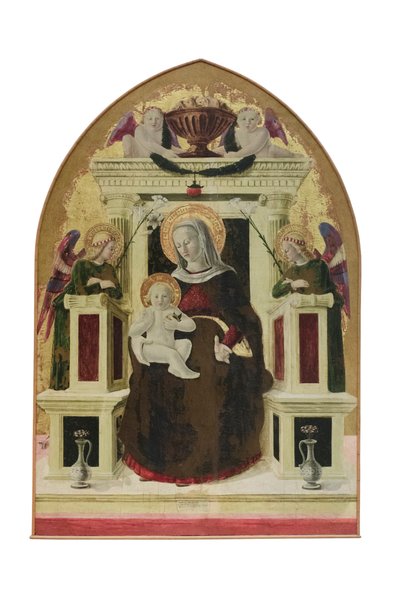 Madonna and Child Enthroned with Angels, c.1455-60 by Giovanni Angelo d