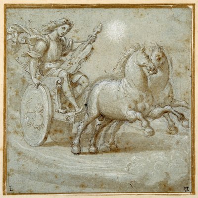 Apollo seated in his chariot with his viol by Giovanni Antonio (circle of) Pordenone