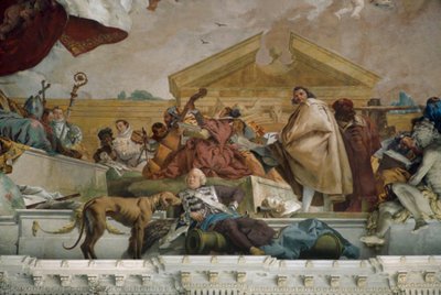 Europe (detail) by Giovanni Battista (1696-1770) Tiepolo