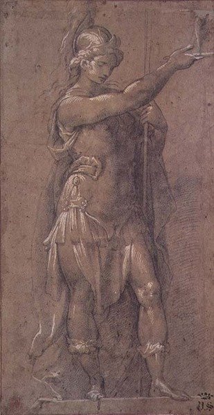 Minerva by Giovanni Battista 1567 1633 Crespi