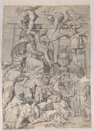 The Descent from the Cross by Giovanni Battista Cavalieri