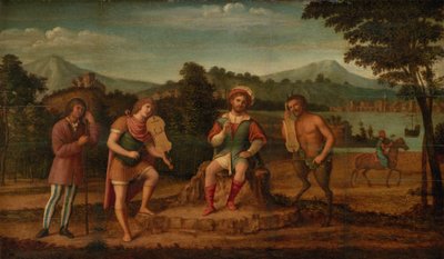 The Judgement of Midas. The Musical Contest Between Apollo and Marsyas by Giovanni Battista Cima da Conegliano