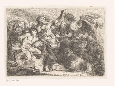 Sacrifice of Isaac by Giovanni Battista Mengardi