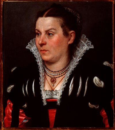 Portrait of a Rich Lady by Giovanni Battista Moroni