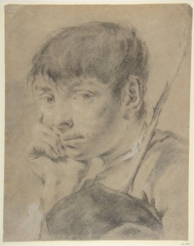 Boy With a Staff by Giovanni Battista Piazzetta