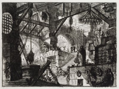 The Draw Well (Plate 13 in: Prisons of Invention) by Giovanni Battista Piranesi