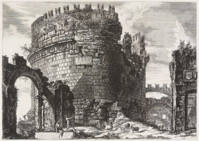 Tomb of Caecilia Metella by Giovanni Battista Piranesi