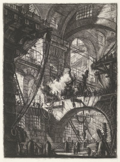 Dungeon with Smoking Fire (Kerkers) (Carceri d