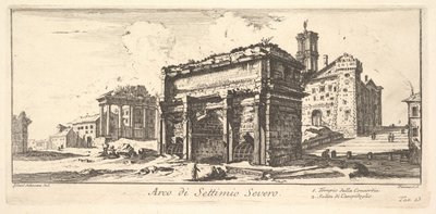 Arch of Settimius Severus by Giovanni Battista Piranesi