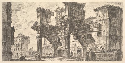 Part of the Forum of Nerva (Plate 1: Parte del Foro di Nerva) by Giovanni Battista Piranesi