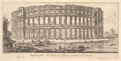 Amphitheater of Pola in Istria near the Sea (Plate 23) by Giovanni Battista Piranesi