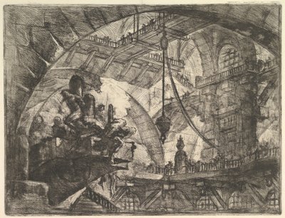 Prisoners on a Projecting Platform, from Carceri d