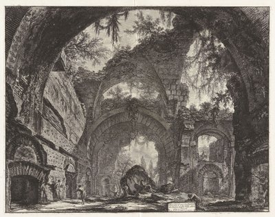 Ruins of a Sculpture Gallery at Hadrian