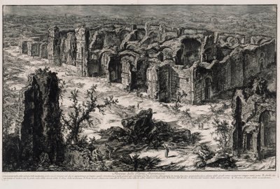 Ruins of the Baths of Caracalla (from: Views of Rome) by Giovanni Battista Piranesi