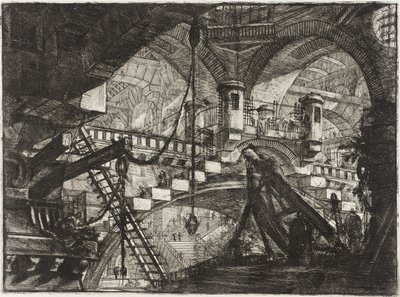 The Arch with a Shell Ornament by Giovanni Battista Piranesi