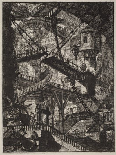 The Drawbridge by Giovanni Battista Piranesi