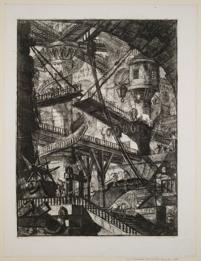 The Drawbridge by Giovanni Battista Piranesi
