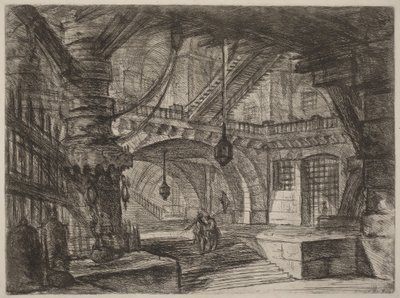 The Pier with Chains by Giovanni Battista Piranesi