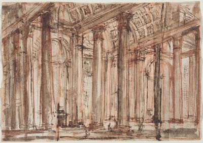 The Portico of the Pantheon by Giovanni Battista Piranesi
