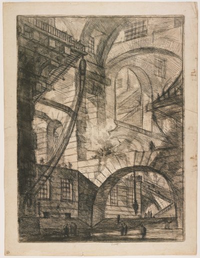 The Smoking Fire by Giovanni Battista Piranesi