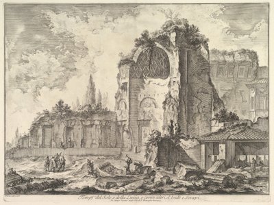 The Temple of Venus and Roma by Giovanni Battista Piranesi