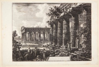 View of Some Columns of the Façade Opposite the One Shown in the Preceding Plate by Giovanni Battista Piranesi