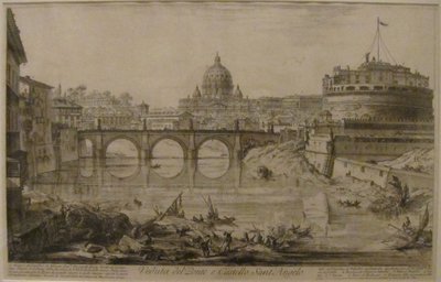 View of the Bridge and the Castel Sant