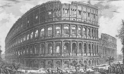 View of the Flavian Amphitheatre, Known as the Colosseum from 