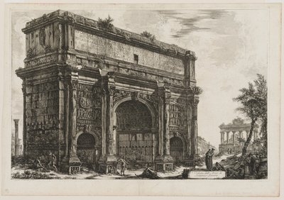 View of the Septimius Severus by Giovanni Battista Piranesi