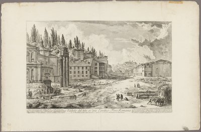 View of the Site of the Ancient Roman Forum, from Views of Rome by Giovanni Battista Piranesi
