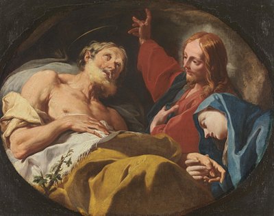 The Death of St. Joseph by Giovanni Battista Pittoni
