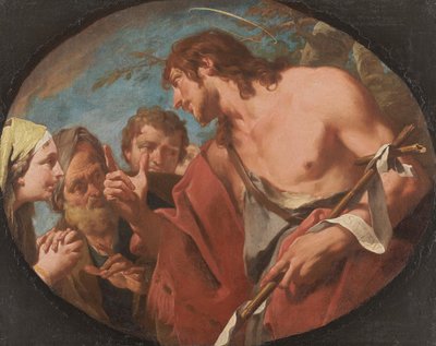 Preaching of John the Baptist by Giovanni Battista Pittoni