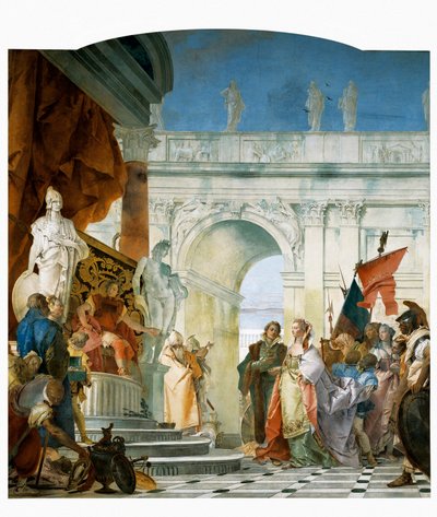 Magnanimity of Scipio (detail) by Giovanni Battista Tiepolo