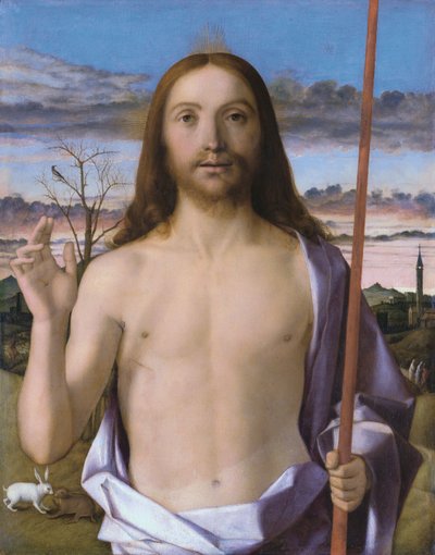 Christ Blessing by Giovanni Bellini