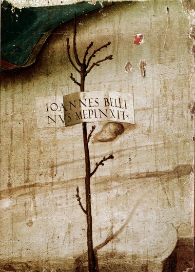 Little Tree and Partridge (detail) by Giovanni Bellini