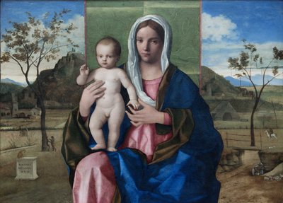 Madonna and Child Blessing by Giovanni Bellini