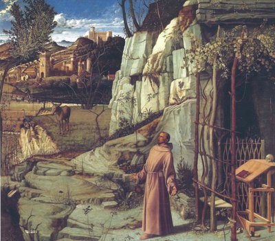 St. Francis in the Desert (St. Francis in Ecstasy) by Giovanni Bellini
