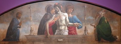 The Lamentation with Saints Mark and Nicholas of Bari by Giovanni Bellini