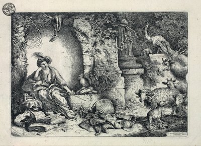 Circe Transforms Odysseus’ Companions into Animals by Giovanni Benedetto Castiglione