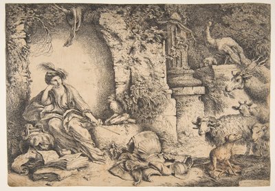 Circe with the Companions of Ulysses Changed into Animals, 1650-51 by Giovanni Benedetto Castiglione