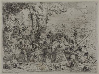 Laban Searching for Family Idols among the Possessions of Joseph by Giovanni Benedetto Castiglione