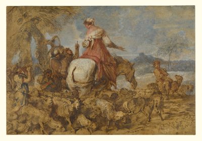 Pastoral Journey by Giovanni Benedetto Castiglione