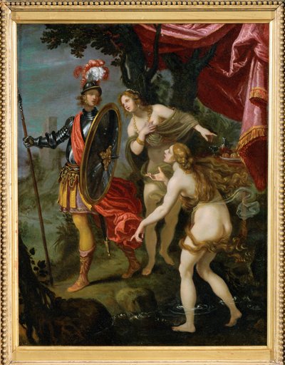 Carlo on his way to rescue Rinaldo by Giovanni Biliverti