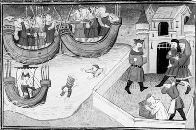 Decameron, Gerbino boards the ship of the king of Tunis