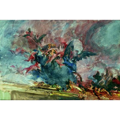 Project for Decoration, Part of a Ceiling by Tiepolo by Giovanni Boldini