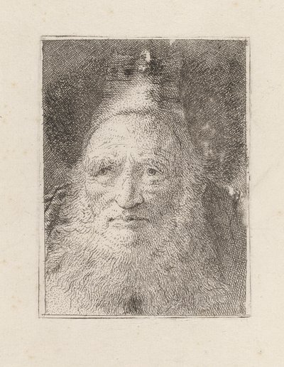 Bearded Old Man with a Hat, from the Collection of Heads by Giovanni Domenico Tiepolo