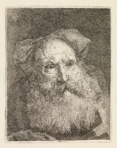 Old Man with a Beard by Giovanni Domenico Tiepolo