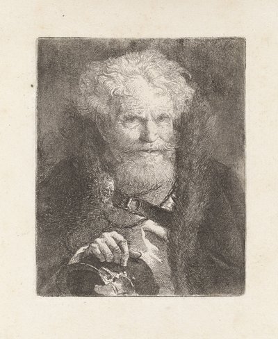 Old Man with a Helmet, from the Raccolta di Teste (Collection of Heads) by Giovanni Domenico Tiepolo
